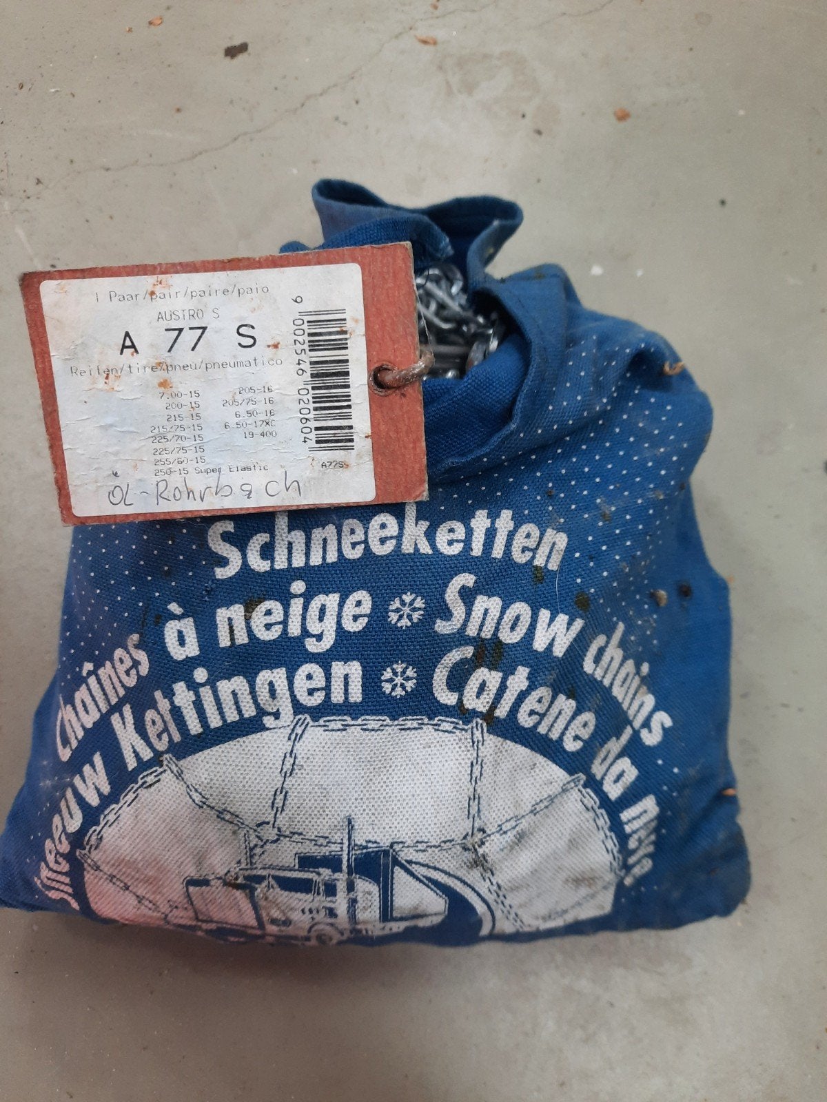 Mercedes 609 sneeuwkettingen, Auto-onderdelen, Ophalen, Nieuw