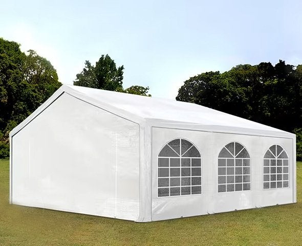 Grote , stevige partytent 5 x 6 mtr . incl alle zijwanden, Tuin en Terras, Partytenten, Ophalen, Gebruikt, Partytent, 2 meter of meer