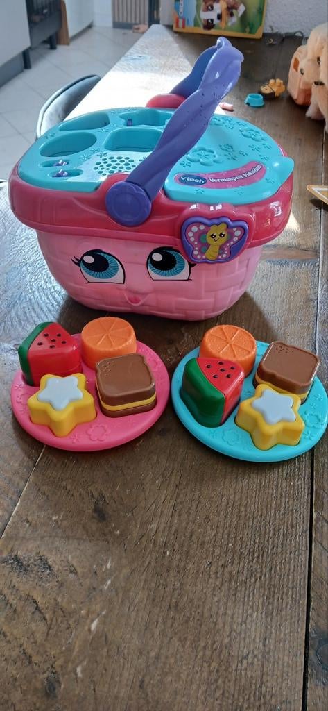 VTech Vormenpret Picknickset - Interactief Speelgoed, Ophalen of Verzenden, Gebruikt, Overige typen, Met licht