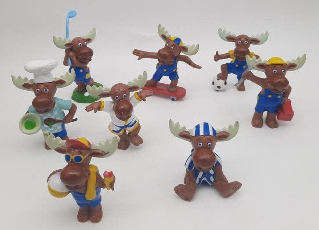 Ikea Eland pvc figuurtjes 8x, Ophalen of Verzenden, Gebruikt