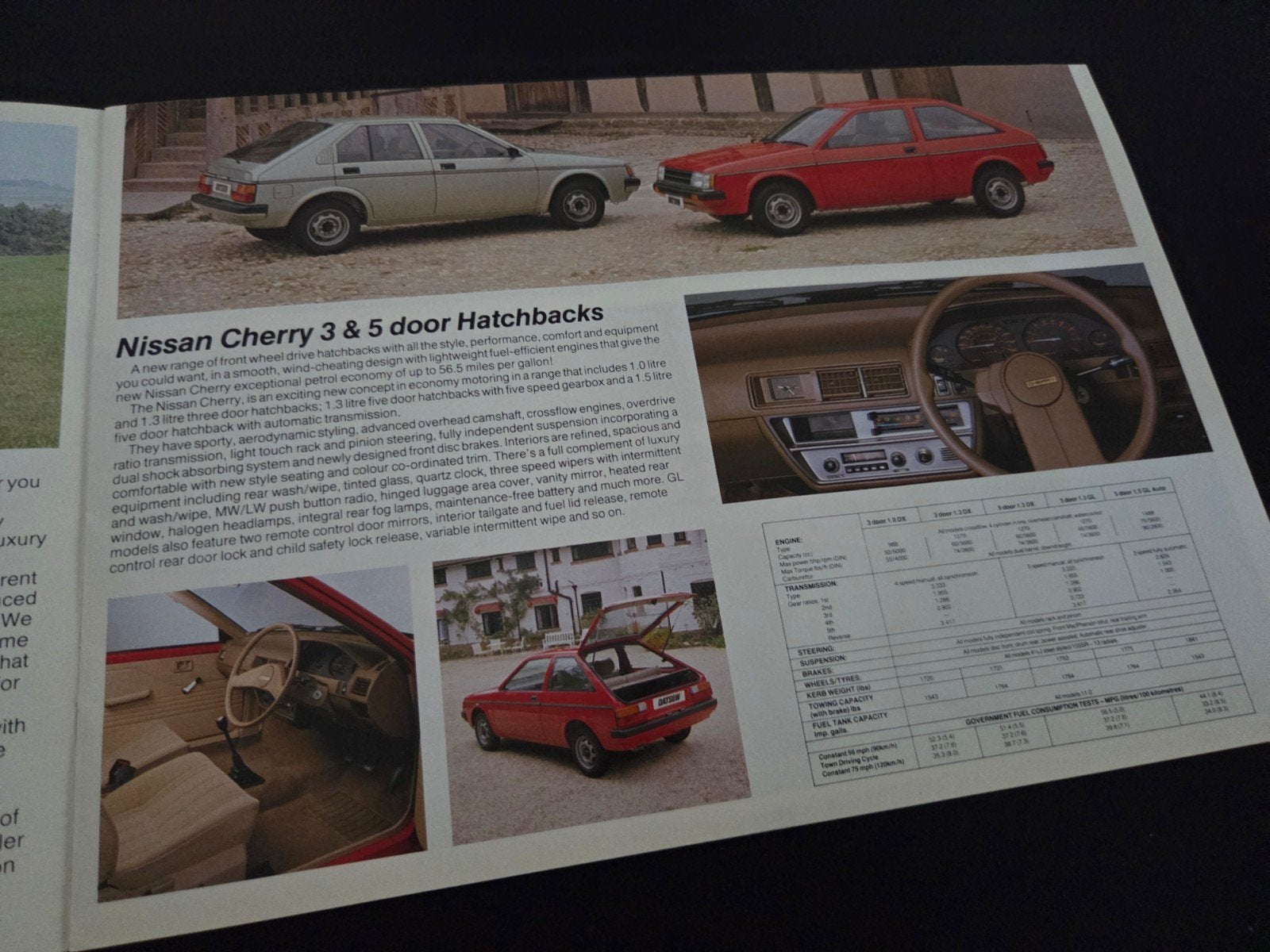 Brochure Nissan / Datsun 1983 UK, Ophalen of Verzenden, Zo goed als nieuw, Nissan
