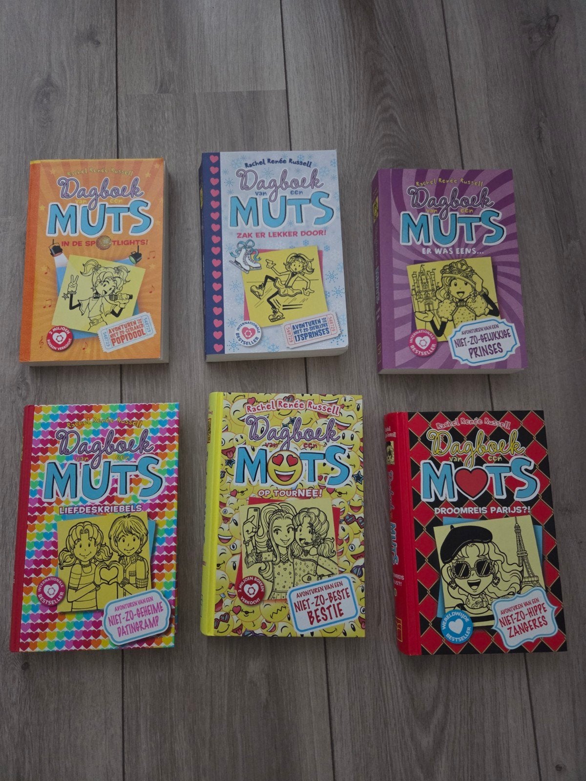 Dagboek van een muts 6 stuks, Boeken, Ophalen, Zo goed als nieuw, Rachel Renée Russell