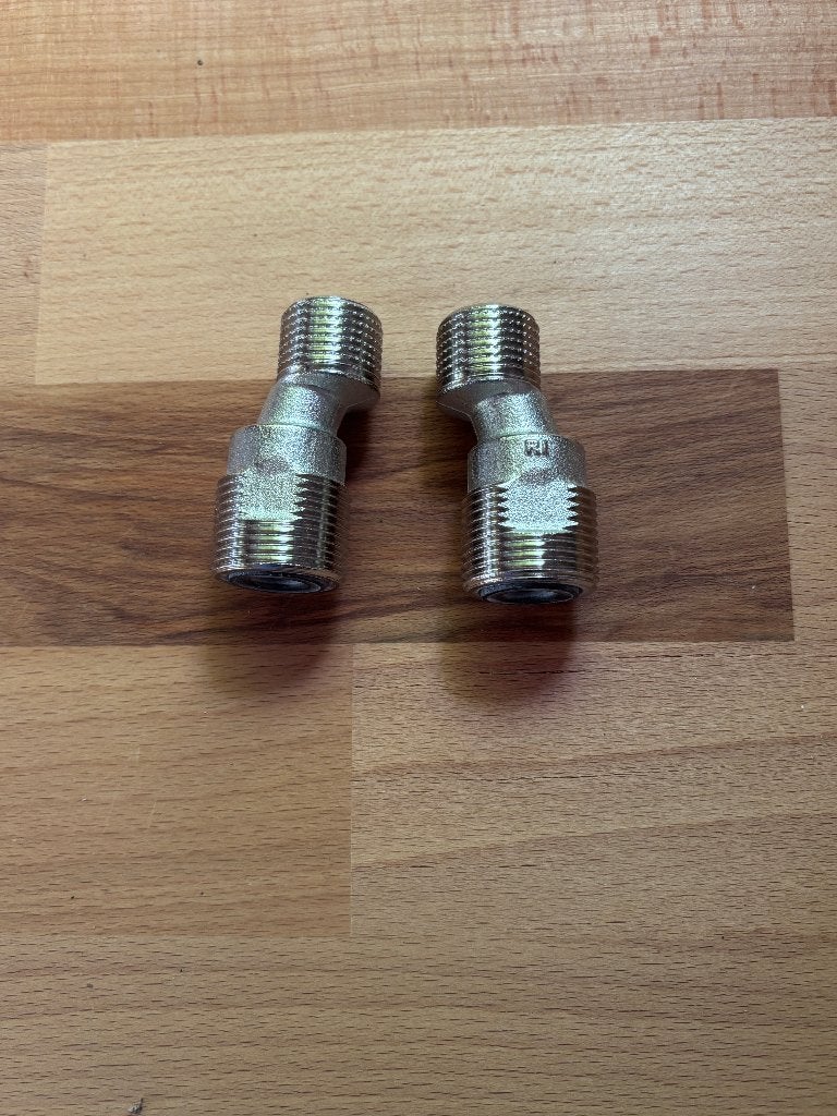 Grohe 12984045 S-koppelingen voor kraan (2 stuks), Doe-het-zelf en Verbouw, Sanitair, Nieuw, Kraan, Chroom, Ophalen of Verzenden