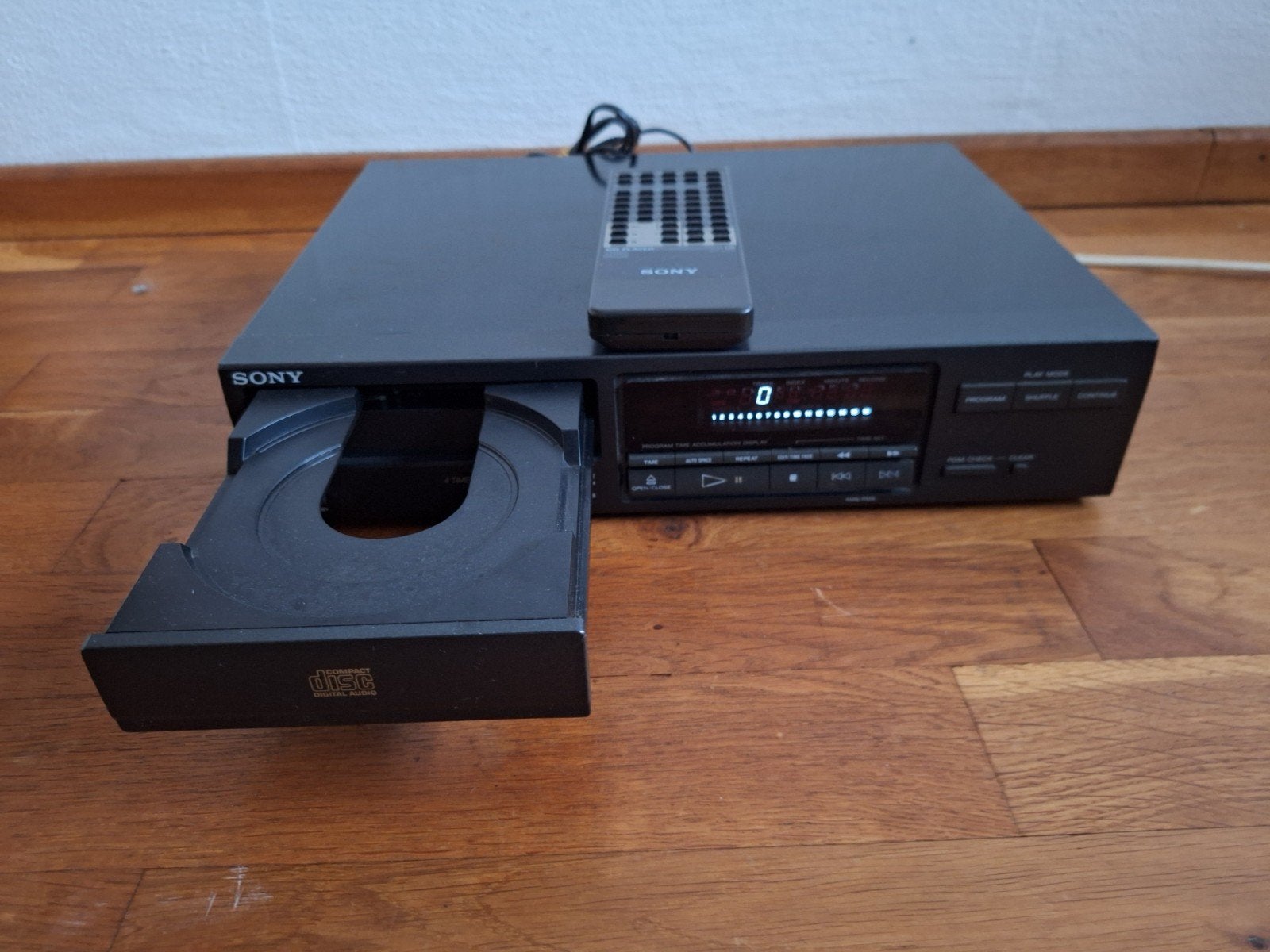 Vintage Sony CDP-M26 CD-speler met Afstandsbediening, Ophalen of Verzenden, Gebruikt, Sony