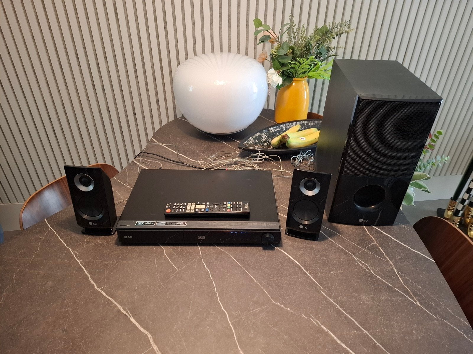 LG HX521 Blu-ray Home Cinema Systeem met 2.1 Geluid, Audio, Tv en Foto, 2.1-systeem, Blu-ray-speler, 70 watt of meer, Zo goed als nieuw