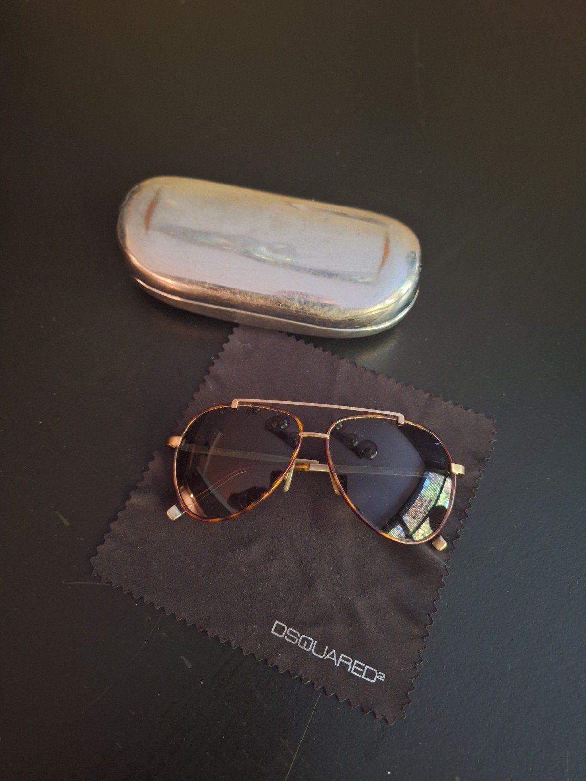 Originele Dsquared2 Zonnebril - Onbeschadigd, Overige merken, Zonnebril, Bruin, Ophalen of Verzenden