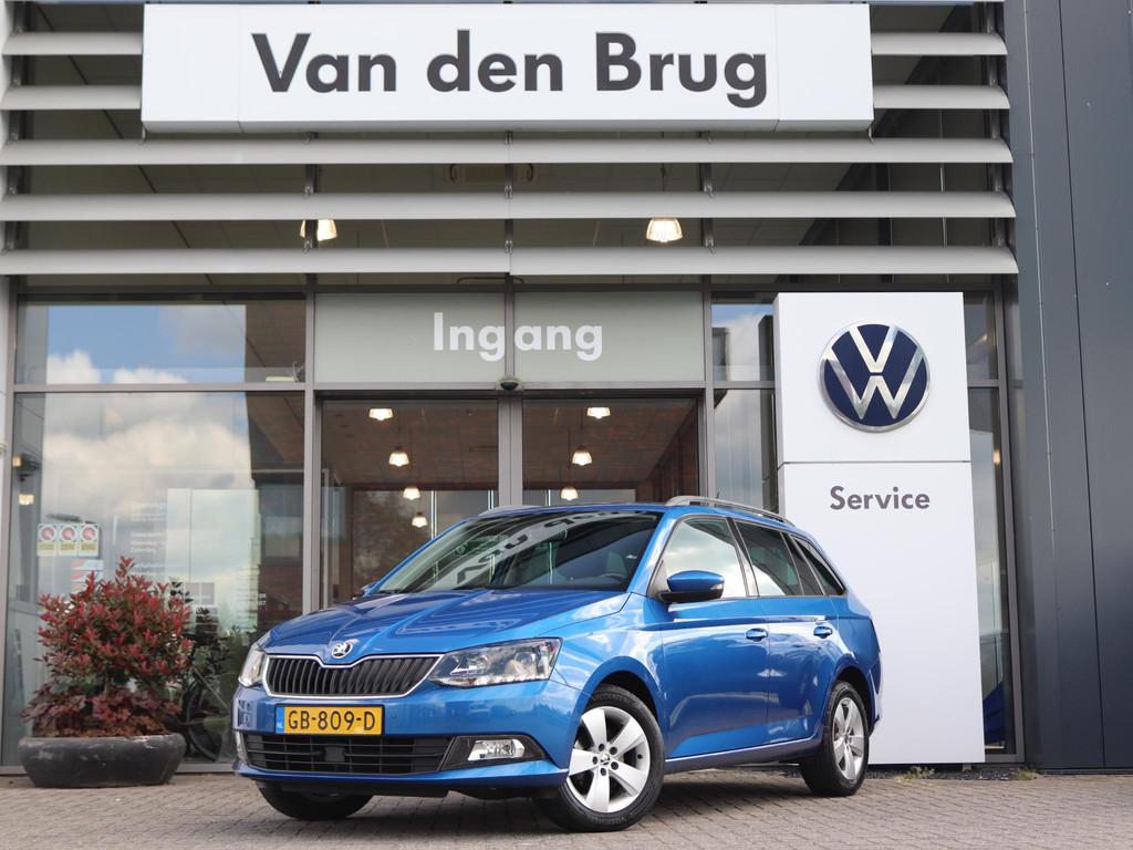 Skoda Fabia Combi 1.2 TSI 90 pk First Edition Style | Trekha, Stof, 4 cilinders, Blauw, Origineel Nederlands