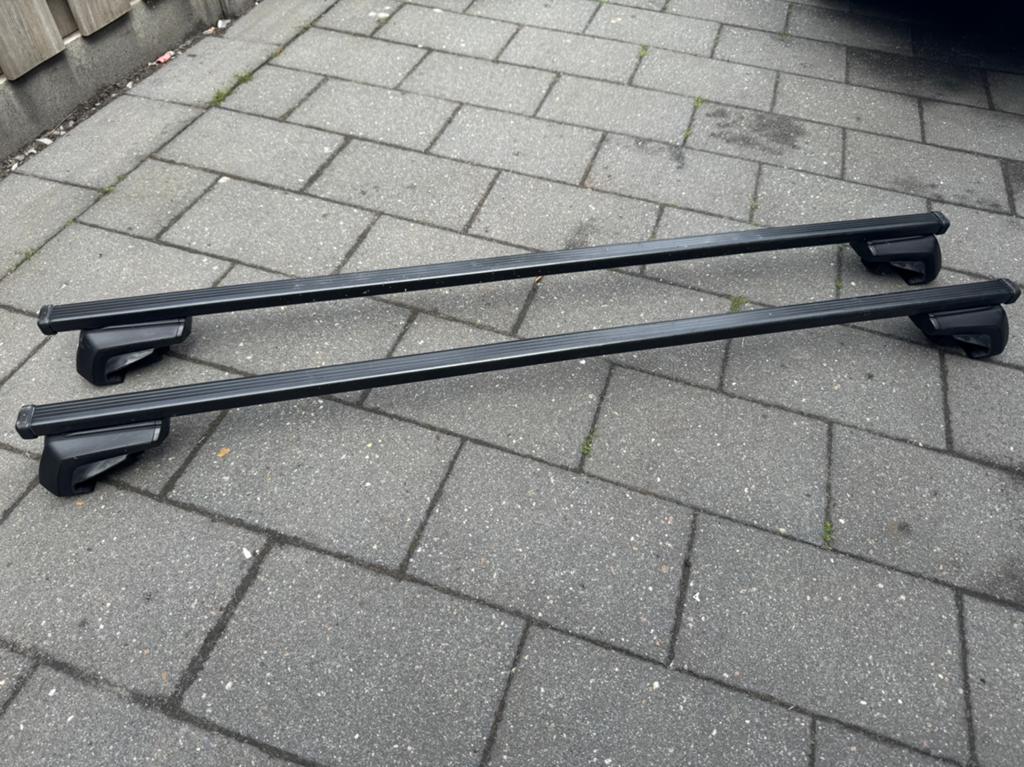 Thule Evo dakdragers | Universeel | Dakrailing | Squarebar, Auto diversen, Dakdragers, Ophalen