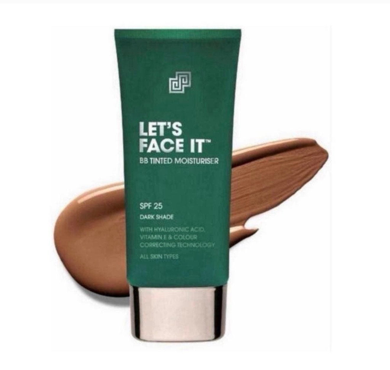 Shakeup - Let's Face It BB - Tinted Moisturiser Dark 50ml, Gehele gezicht, Nieuw, M, Ophalen of Verzenden