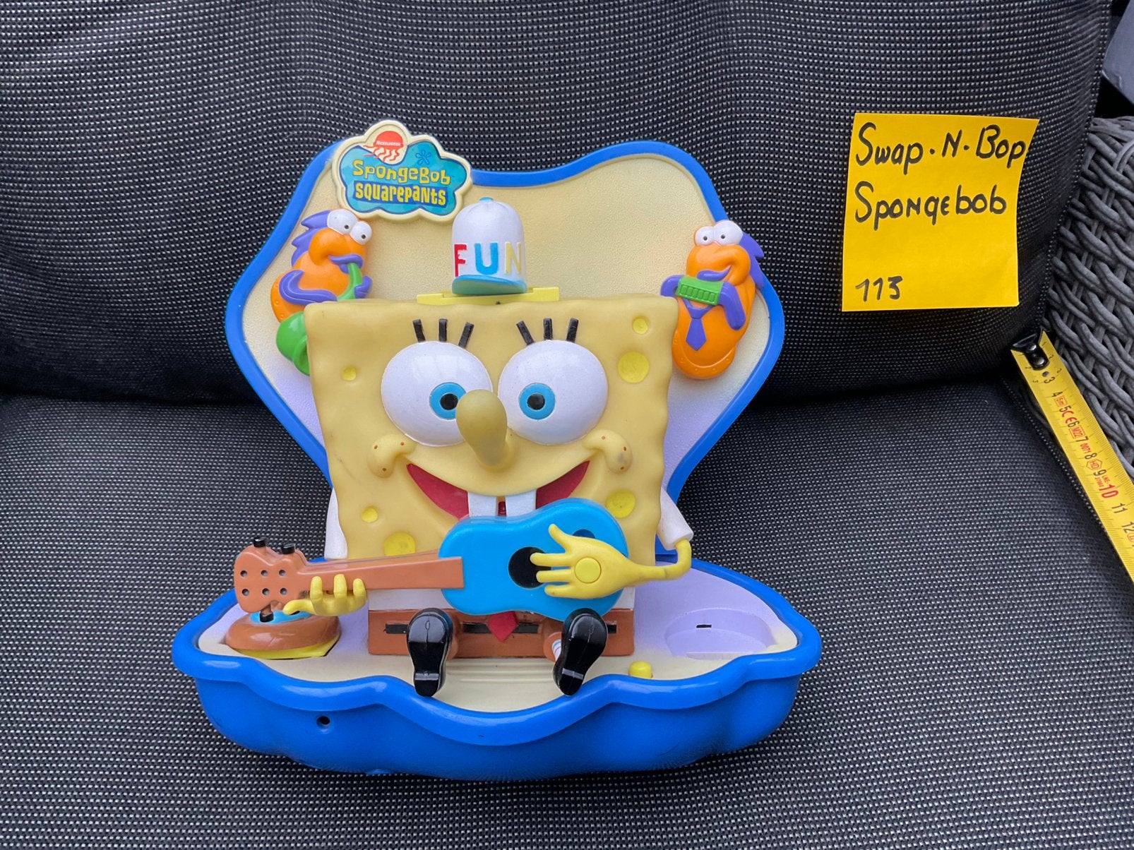 Gebruikte, maar werkende, Swap-N -Bop Spongebob 2003, Ophalen, Overige figuren, Gebruikt, Beeldje of Figuurtje