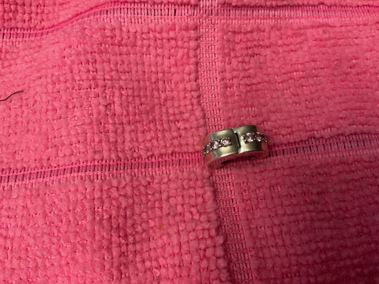 Pandora Bedel Clip/stopper meet zirkonia, Verzenden, Zo goed als nieuw, Zilver, Pandora