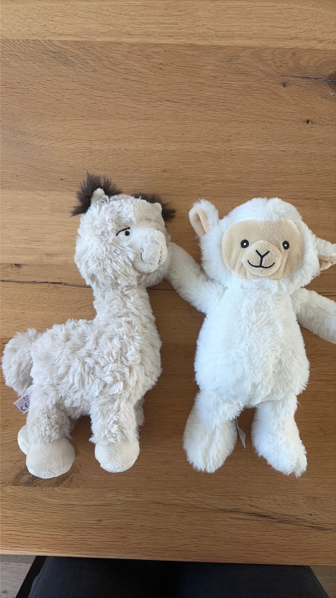 Knuffel schaap en alpaca, Ophalen of Verzenden, Zo goed als nieuw, Overige typen