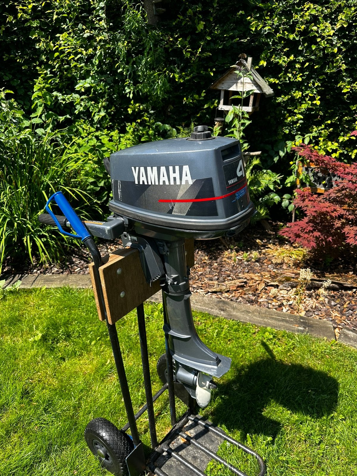 Yamaha 4 pk kortstaart buitenboordmotor met recent onderhoud, Watersport en Boten, Ophalen, Zo goed als nieuw, Motor en Techniek