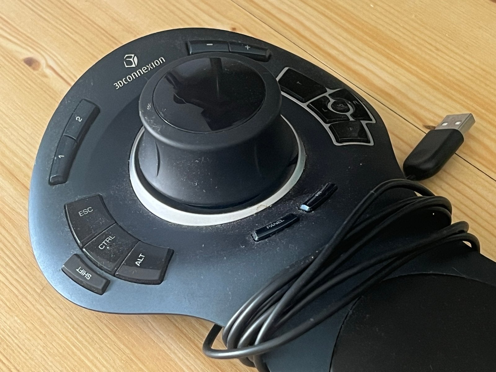 3Dconnexion SpaceExplorer 3D-muis, Computers en Software, Muis, Gebruikt, Ophalen of Verzenden, Linkshandig