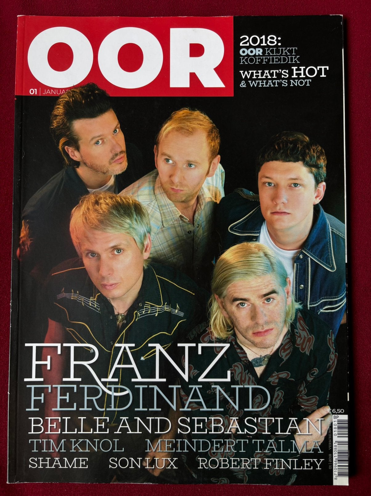 OOR Magazine nr. 1 2018 met Franz Ferdinand Tim Knol, Ophalen of Verzenden, Zo goed als nieuw, Boek, Tijdschrift of Artikel