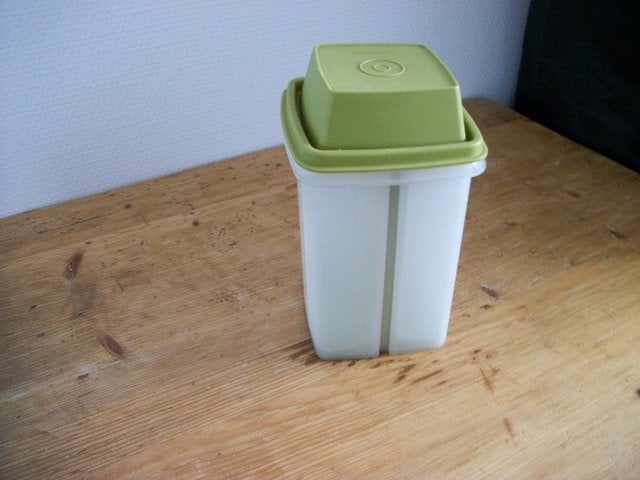 Tupperware Augurkenpot ( doorzichtig/groen ), Ophalen of Verzenden, Gebruikt, Groen, Overige typen