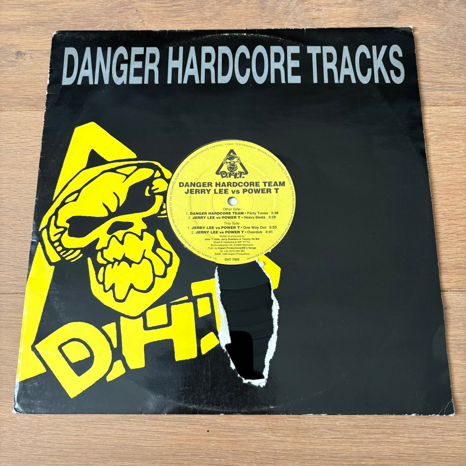 Danger Hardcore Team - Party Tunes | Millenium | DHT 7002, Cd's en Dvd's, Gebruikt, Hardcore, Ophalen of Verzenden, 12 inch