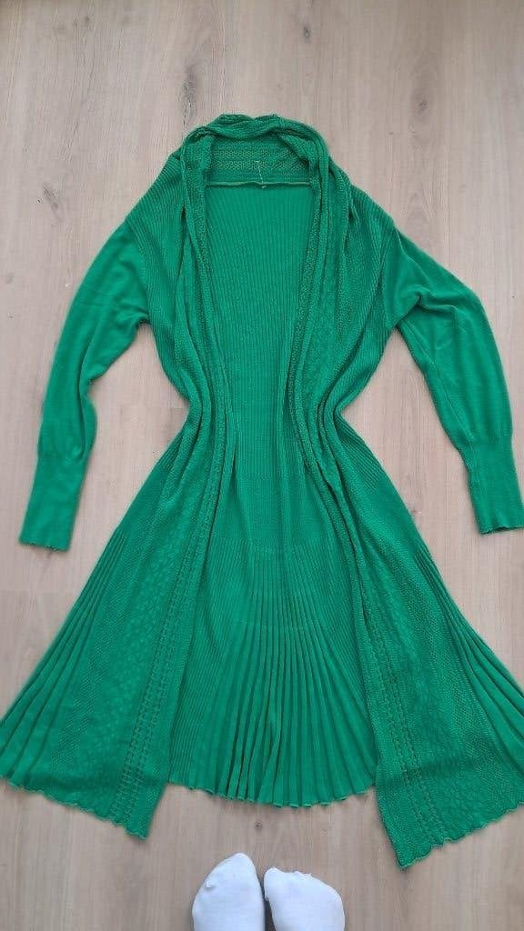 Mooi lang vest Lien& Giel met geborduurde details, Kleding | Dames, Lien& giel, Verzenden, Maat 42/44 (L), Zo goed als nieuw