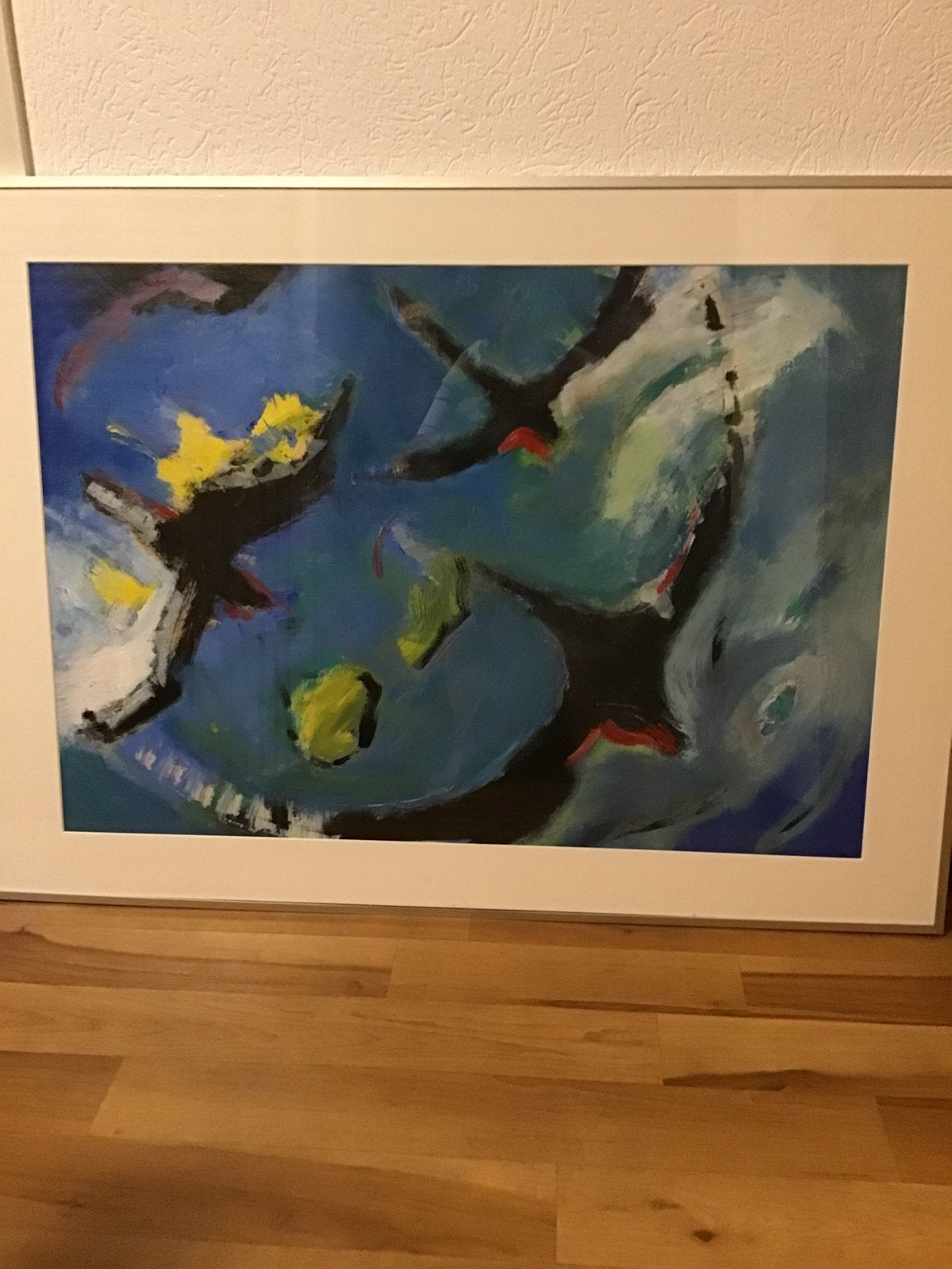 Abstract Schilderij - Levendige Kleuren, Ophalen