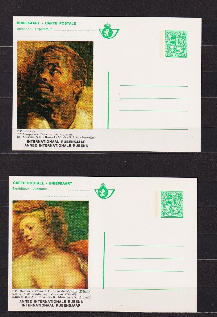 België 1977 Geïllustreerde briefkaarten BK10-BK14 **, Postzegels en Munten, Ophalen, Briefkaart