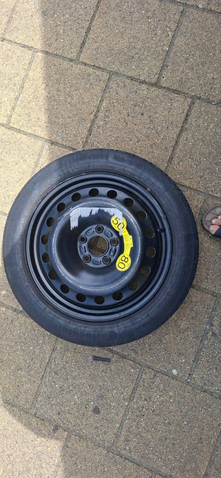Reservewiel Continental Ford Galaxy/Volvo - T 125/80 R 17, Auto-onderdelen, Banden en Velgen, Ophalen, Gebruikt, Banden en Velgen