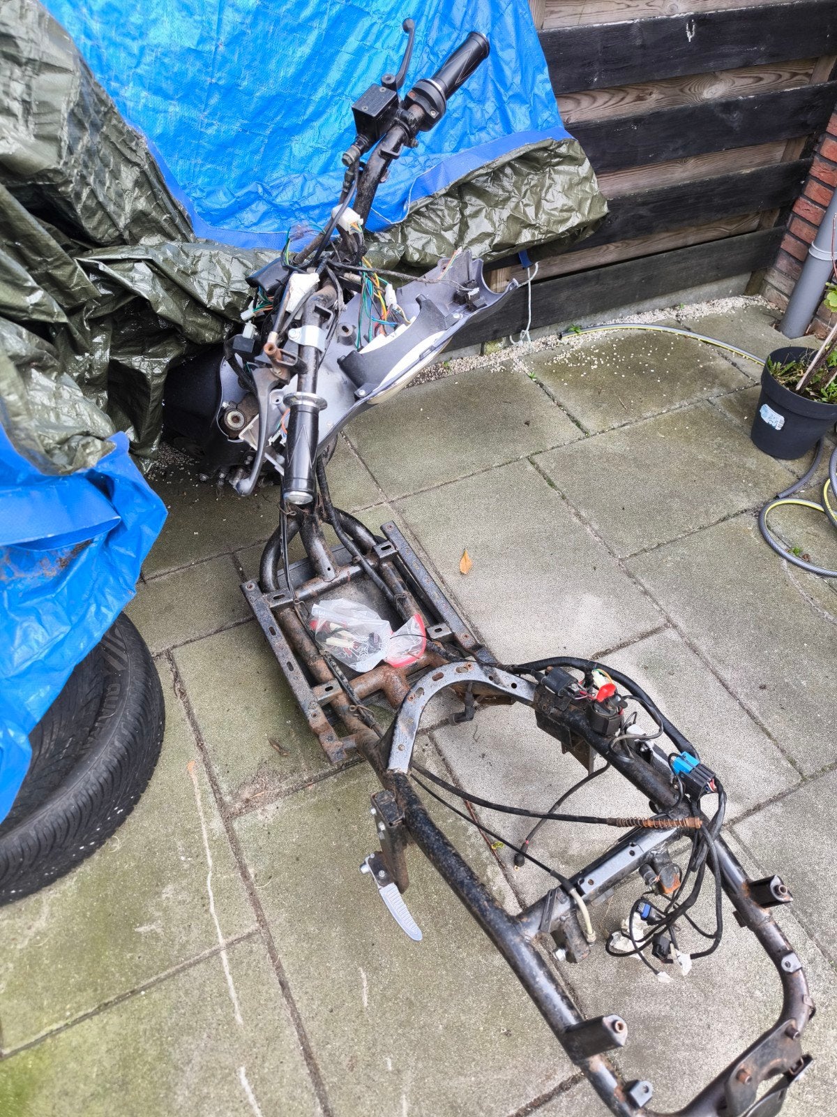 La Souris Vespelini S project., Fietsen en Brommers, Brommeronderdelen | Scooters, Ophalen, Gebruikt, Overige typen, Overige merken