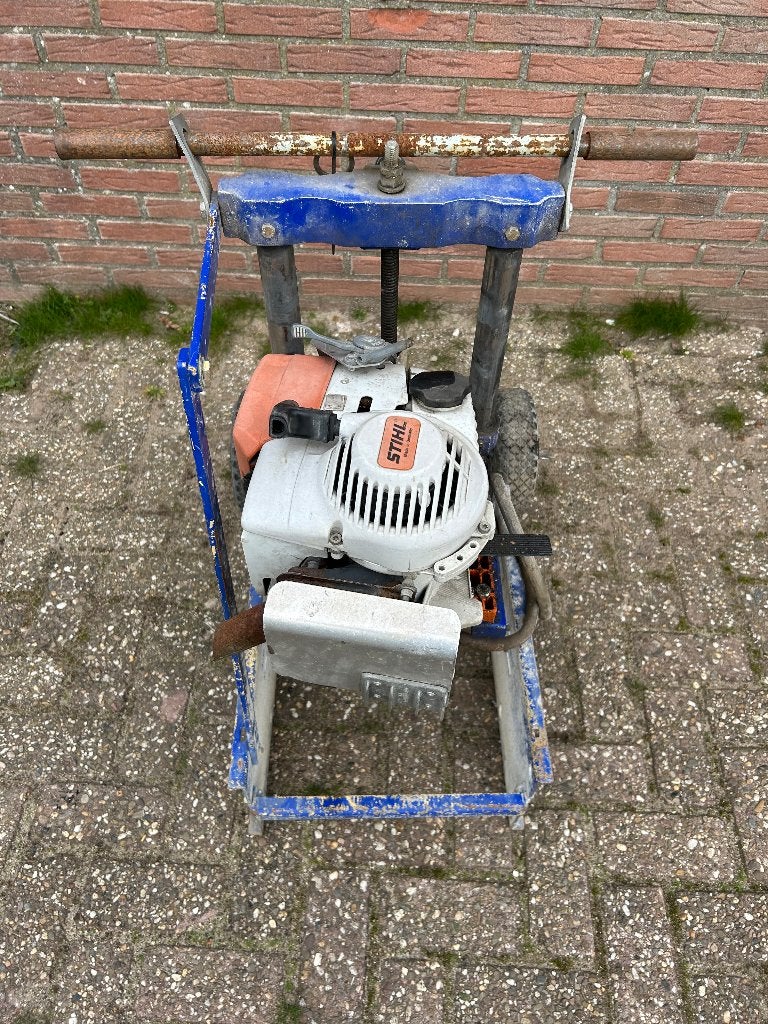 diamant boor/frees machine stihl 2 stuks, Gebruikt, Ophalen of Verzenden