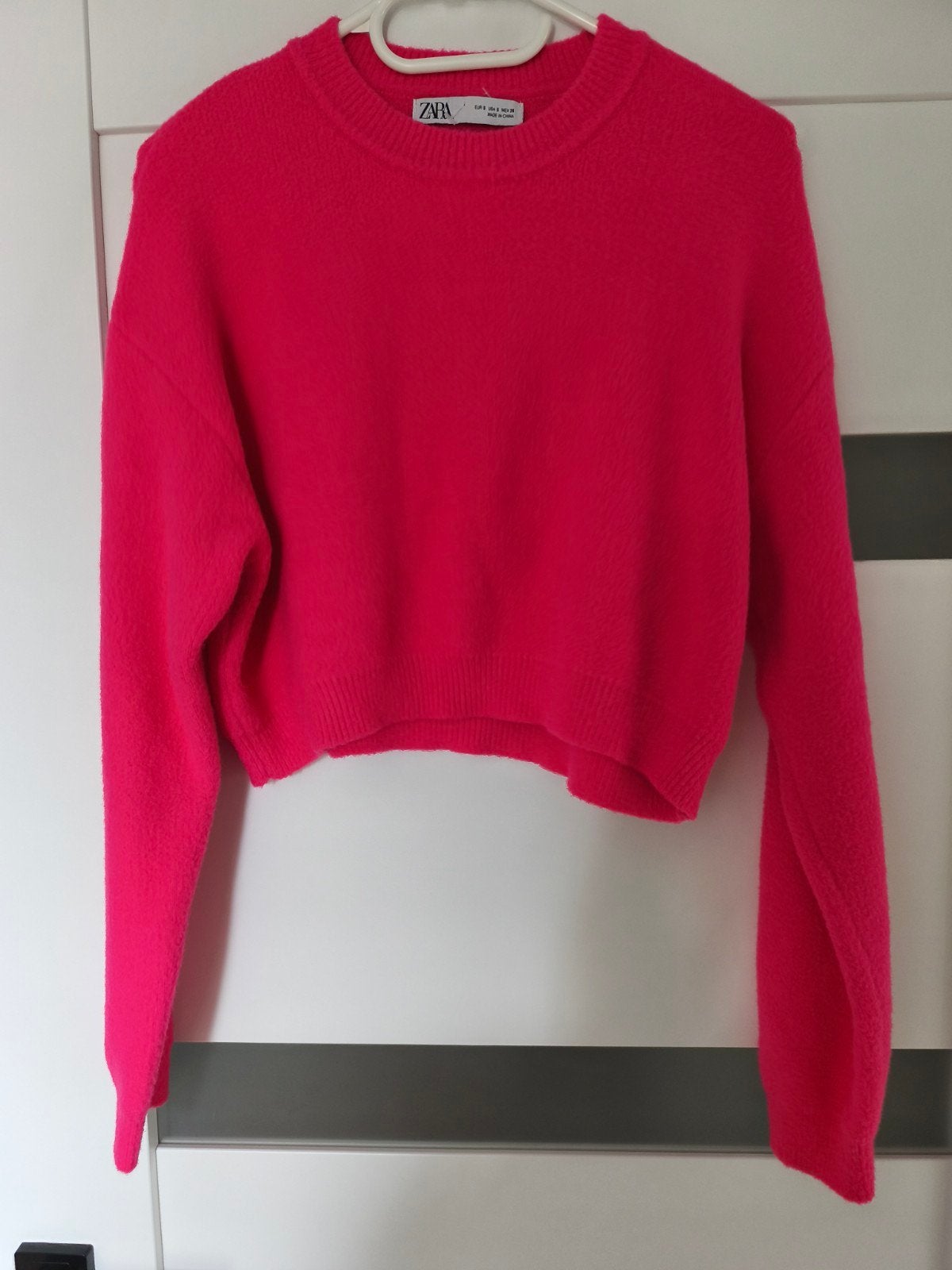 Zara Cropped Pullover Roze Maat S Zo goed als nieuw, Kleding | Dames, Zara, Ophalen of Verzenden, Zo goed als nieuw, Roze
