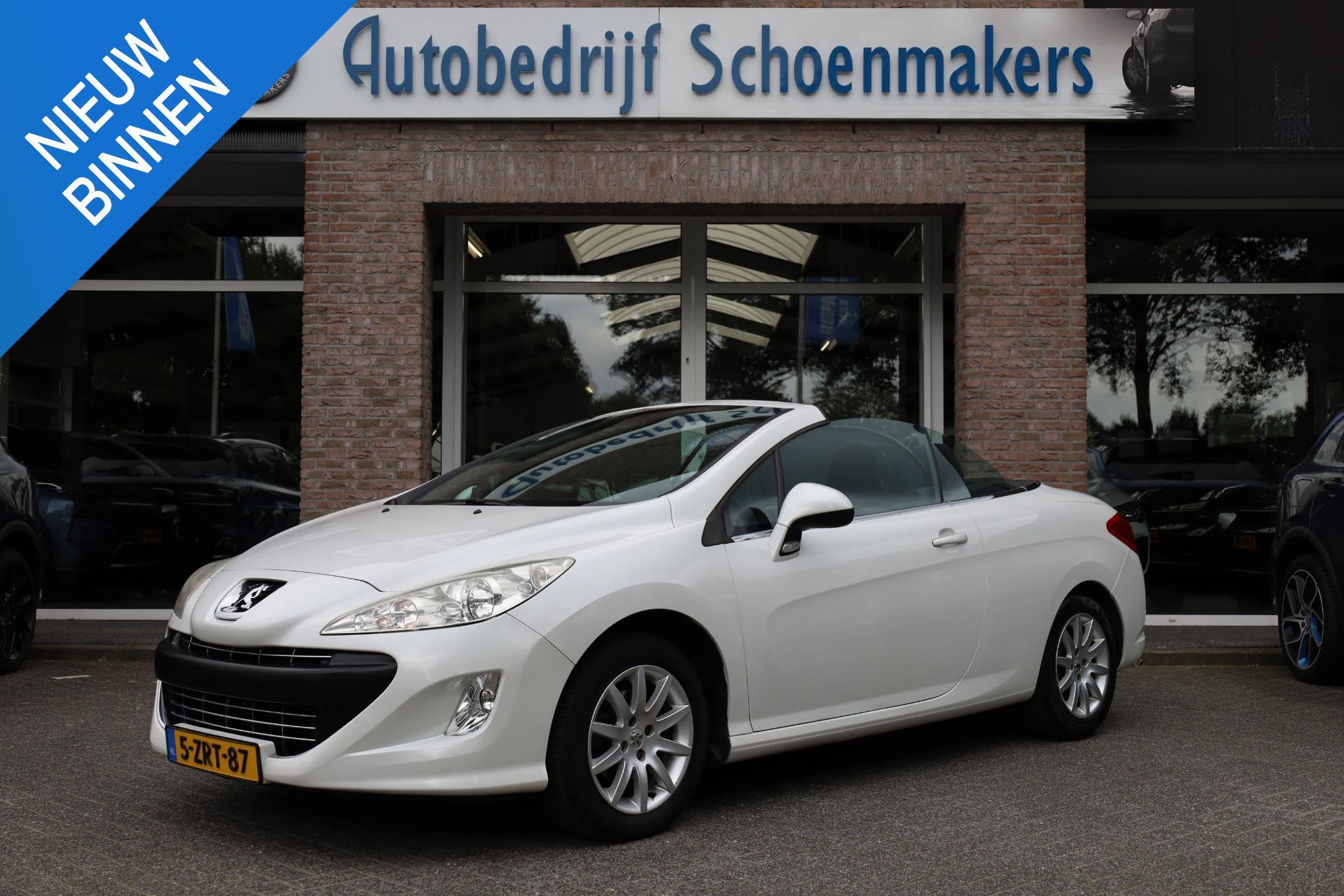 Peugeot 308 CC 1.6 VTi Sport Cabrio AFN-TREKHAAK AIRCO CRUIS, Auto's, Voorwielaandrijving, Euro 5, Stof, Gebruikt