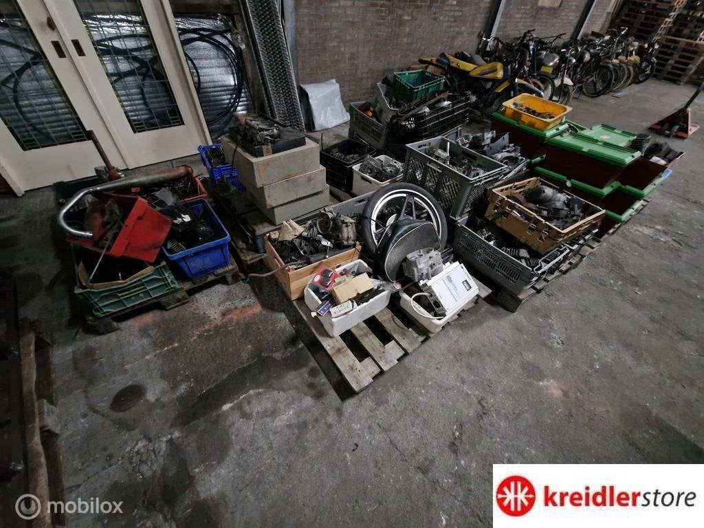 Grote partij Oldtimer bromfiets onderdelen in 1 koop, Gebruikt, Kreidler, Ophalen of Verzenden, Kreidler