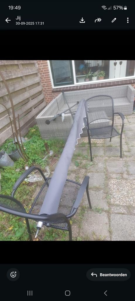 Klemluifel 350x150 cm - Zo goed als nieuw, Overige typen, Ophalen of Verzenden, Zo goed als nieuw, 150 tot 300 cm