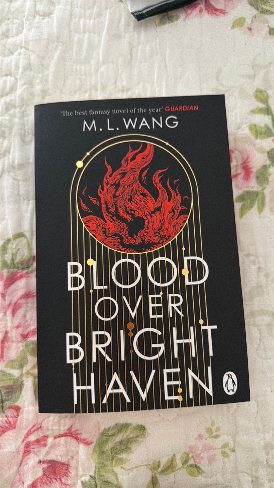 Blood over bright haven van M.L. Wang, Ophalen of Verzenden, Zo goed als nieuw