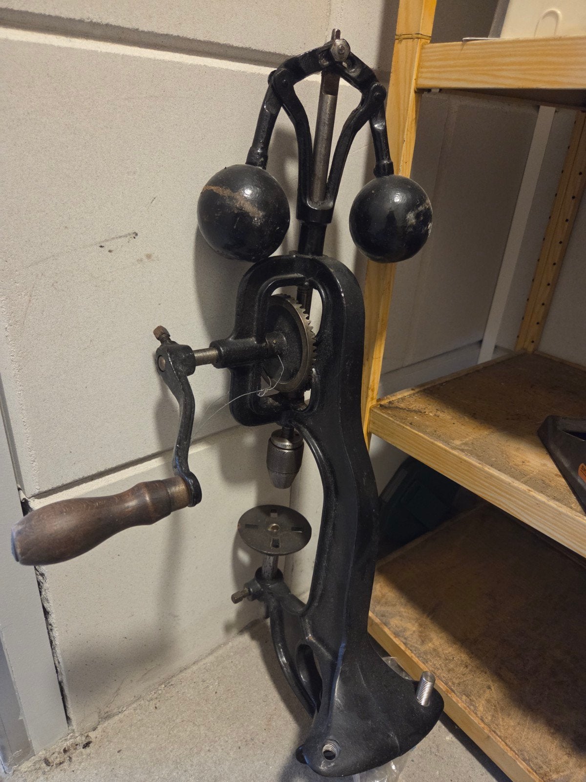 Antieke handboor - Vintage gereedschap, Ophalen