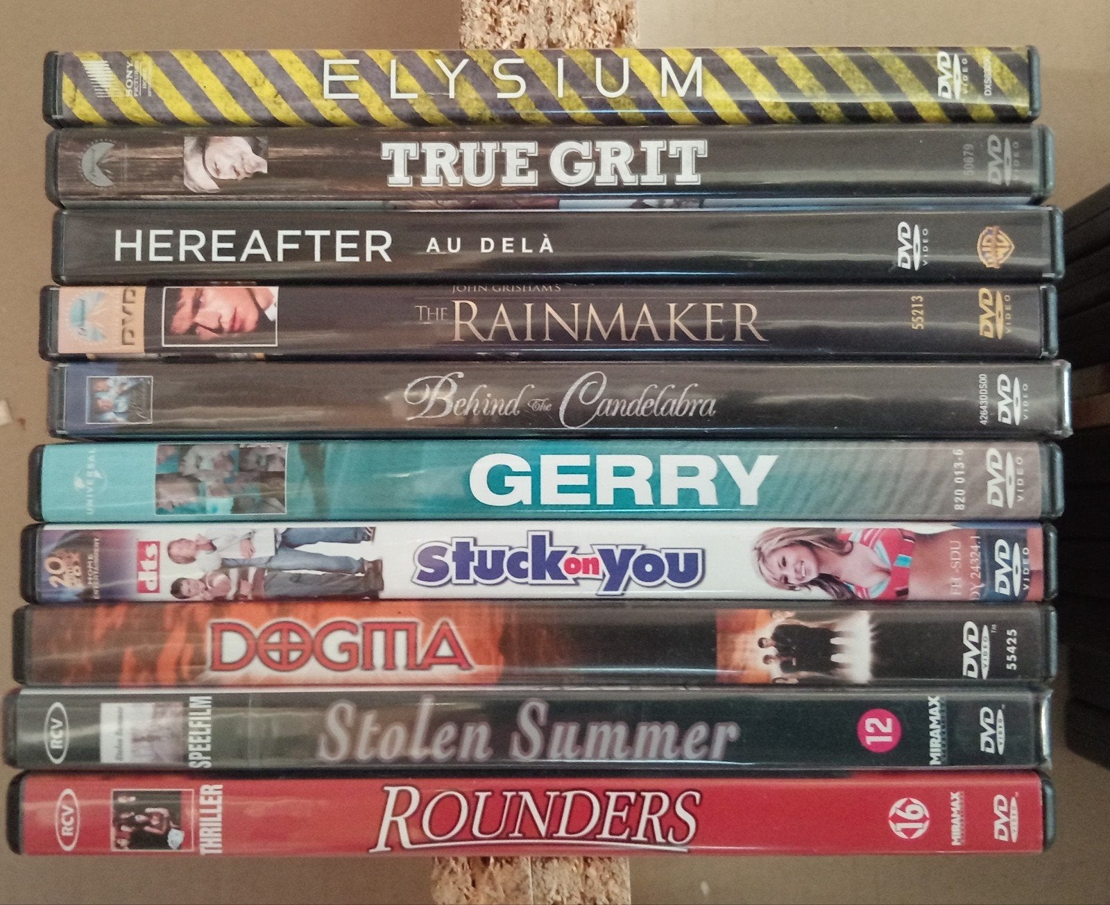 10 dvd's van Matt Damon (1), Vanaf 12 jaar, Ophalen, Zo goed als nieuw