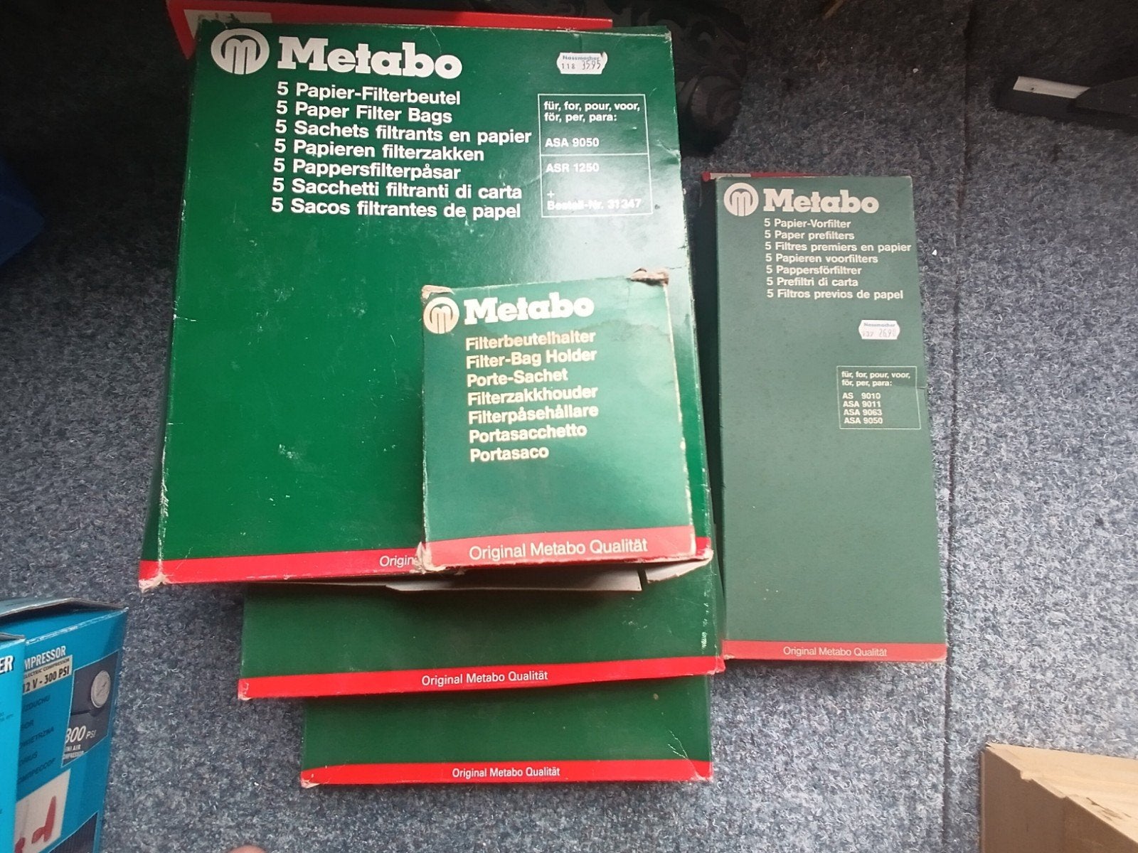 Metabo ASA 9050 ASR 1250 Bouwstof zuiger onderdelen, Ophalen of Verzenden
