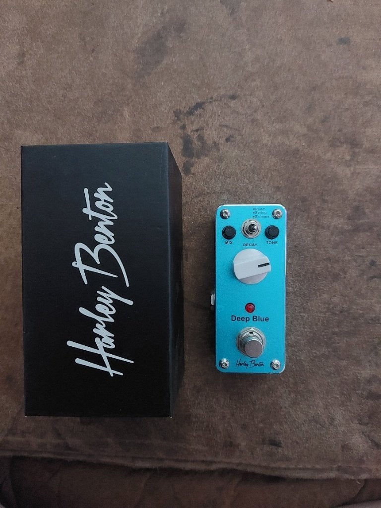 Harley Benton Deep Blue, Ophalen of Verzenden, Zo goed als nieuw, Reverb
