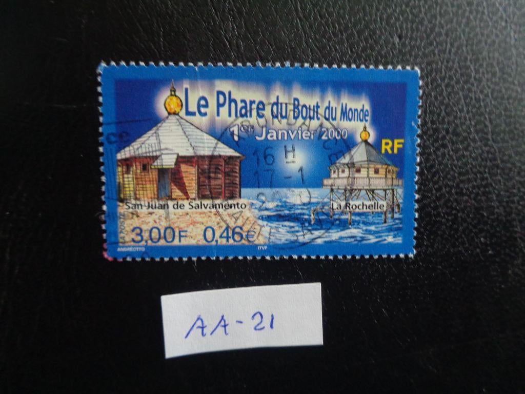 frankrijk - het jaar 2000 (aa-21), Ophalen of Verzenden, Gestempeld
