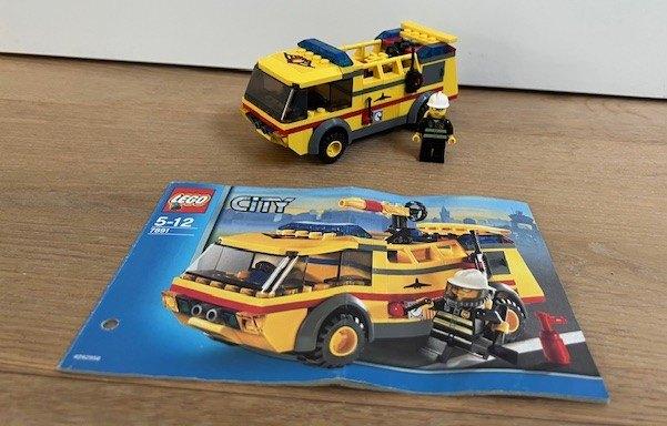 Lego City  7891 Airport Fire Truck, Compleet, City, Lego, Ophalen of Verzenden
