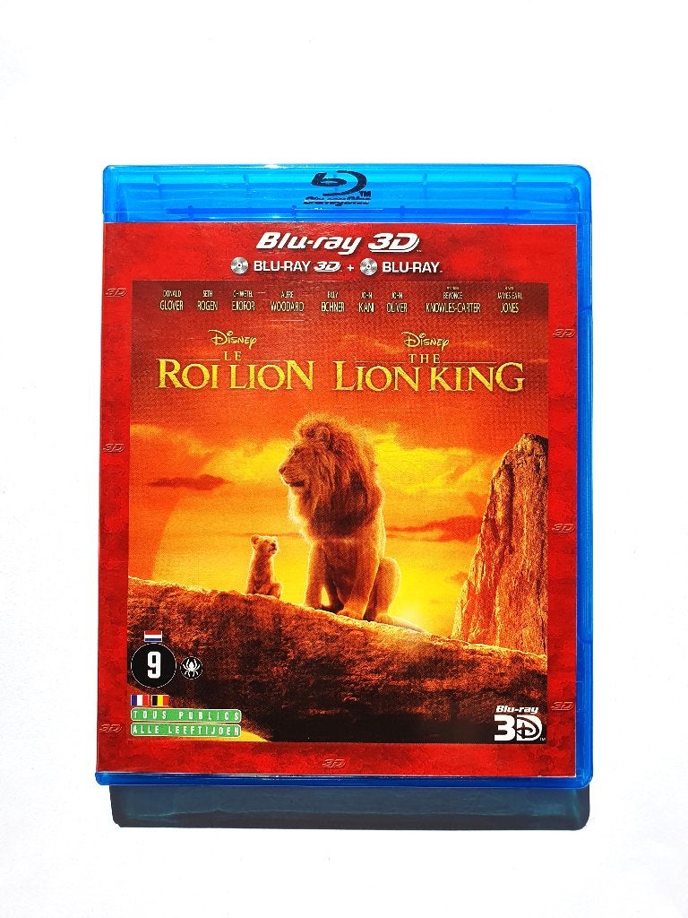 The Lion King 2019 3D + 2D (2 disc), Ophalen of Verzenden, Zo goed als nieuw, 3D Blu-ray, Tekenfilms en Animatie