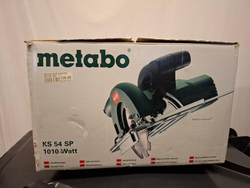 Metabo KS54 sp cirkelzaag, Ophalen of Verzenden, 1200 watt of meer, Cirkelzaag, 30 tot 70 mm