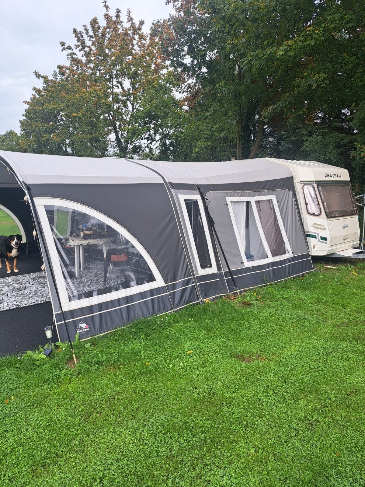 te koop Onyx voortent,luifel en kuipzeil maat 9, Ophalen of Verzenden, Gebruikt, Ten Cate All Season 200g/m2, Dorema