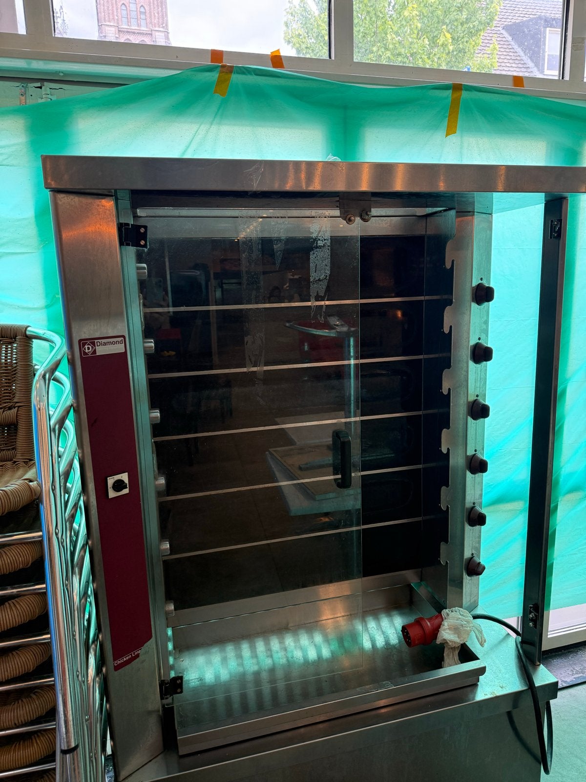 Professionele Diamond Kip Grill - Horeca Apparatuur, Ophalen, Gebruikt, Fornuis, Frituur en Grillen