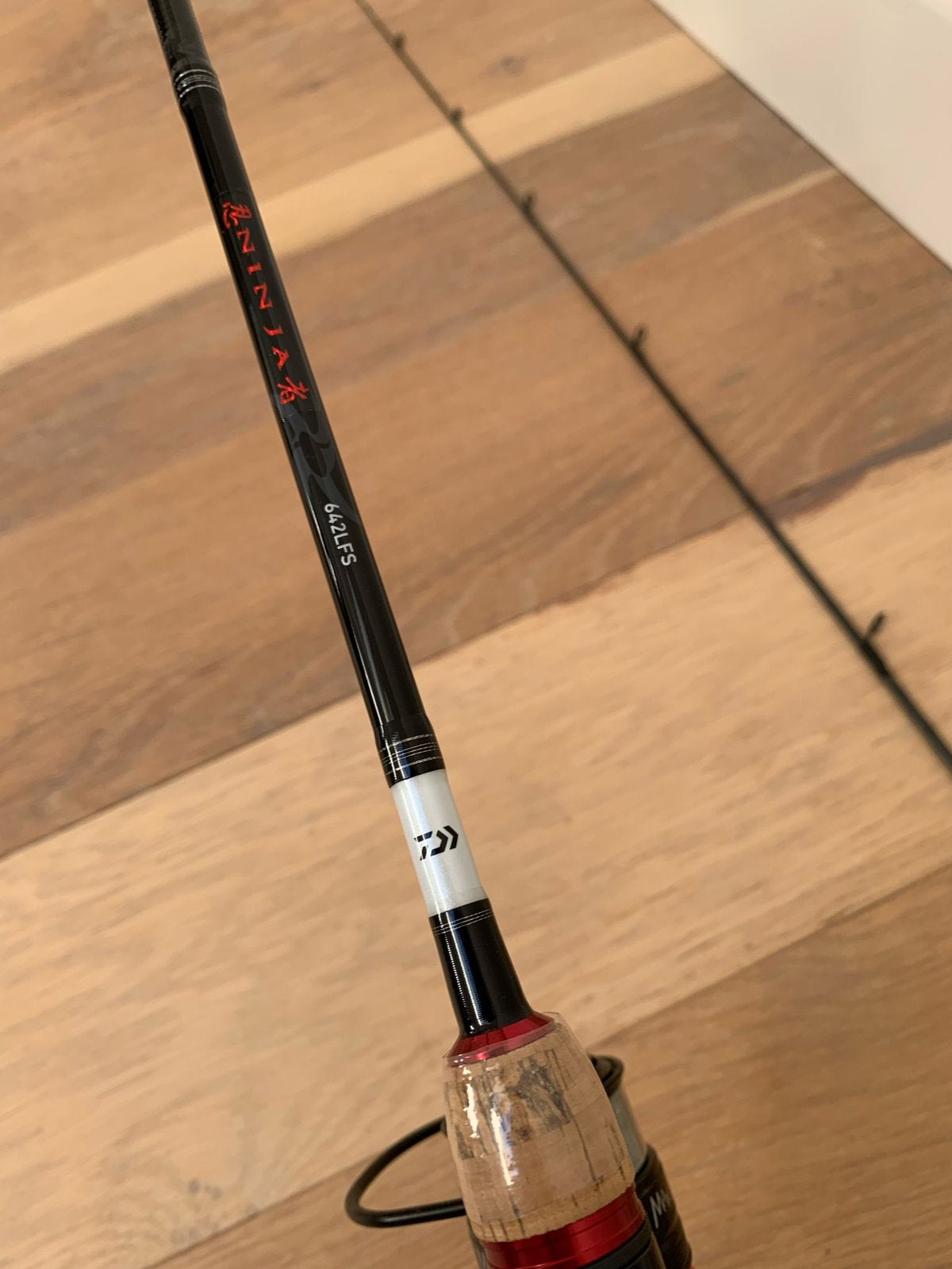 Nieuwe Daiwa spinhengel + Abu Garcia molen, 1.90m & 3-12 gr, Abu garcia, Nieuw, Ophalen of Verzenden, Abu garcia