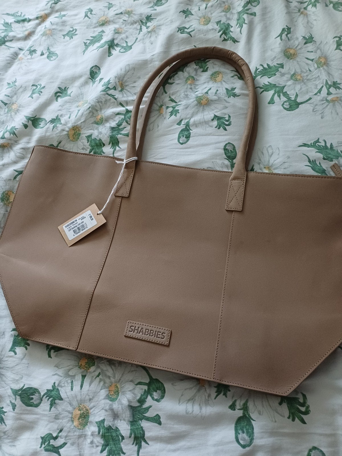 Nieuwe Shabbies Tas - Claire Shoulderbag in Light Taupe, Ophalen of Verzenden, Nieuw, Beige, Shopper