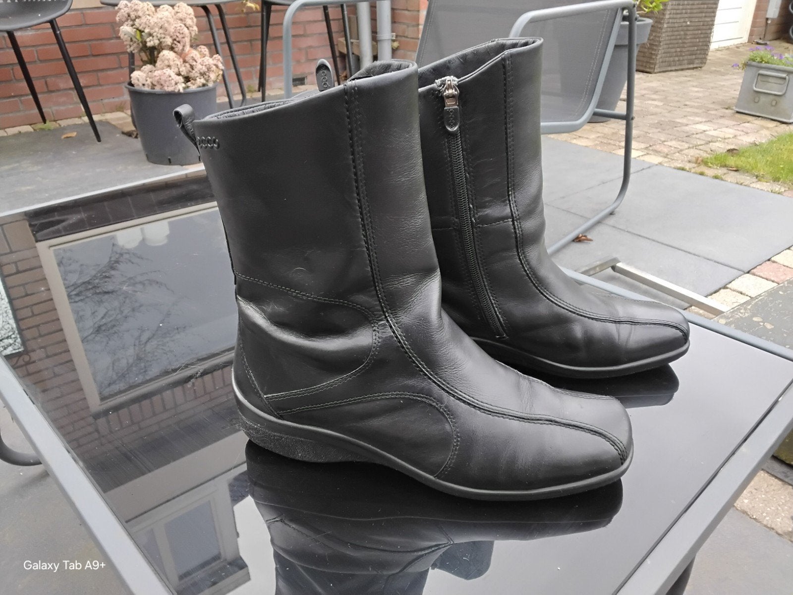 LAARSJES      ECCO      MAAT      39., Kleding | Dames, Schoenen, Ophalen of Verzenden, Zo goed als nieuw, Zwart