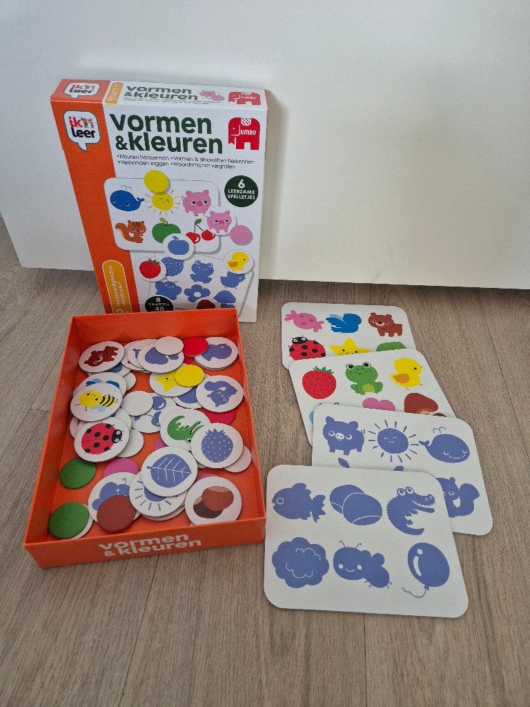 Jumbo Ik leer vormen & kleuren spel, Ophalen, Zo goed als nieuw, Taal en Lezen