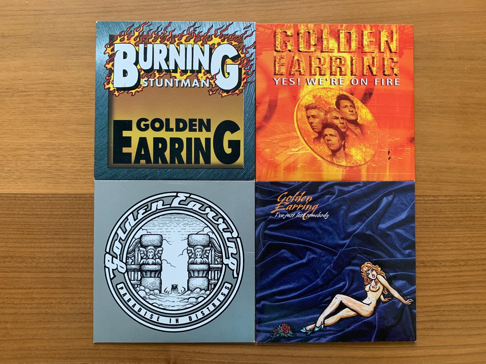 Golden Earring - Vier CD Singles (Nieuwstaat!), Met bonustracks, Ophalen of Verzenden, Zo goed als nieuw, Single