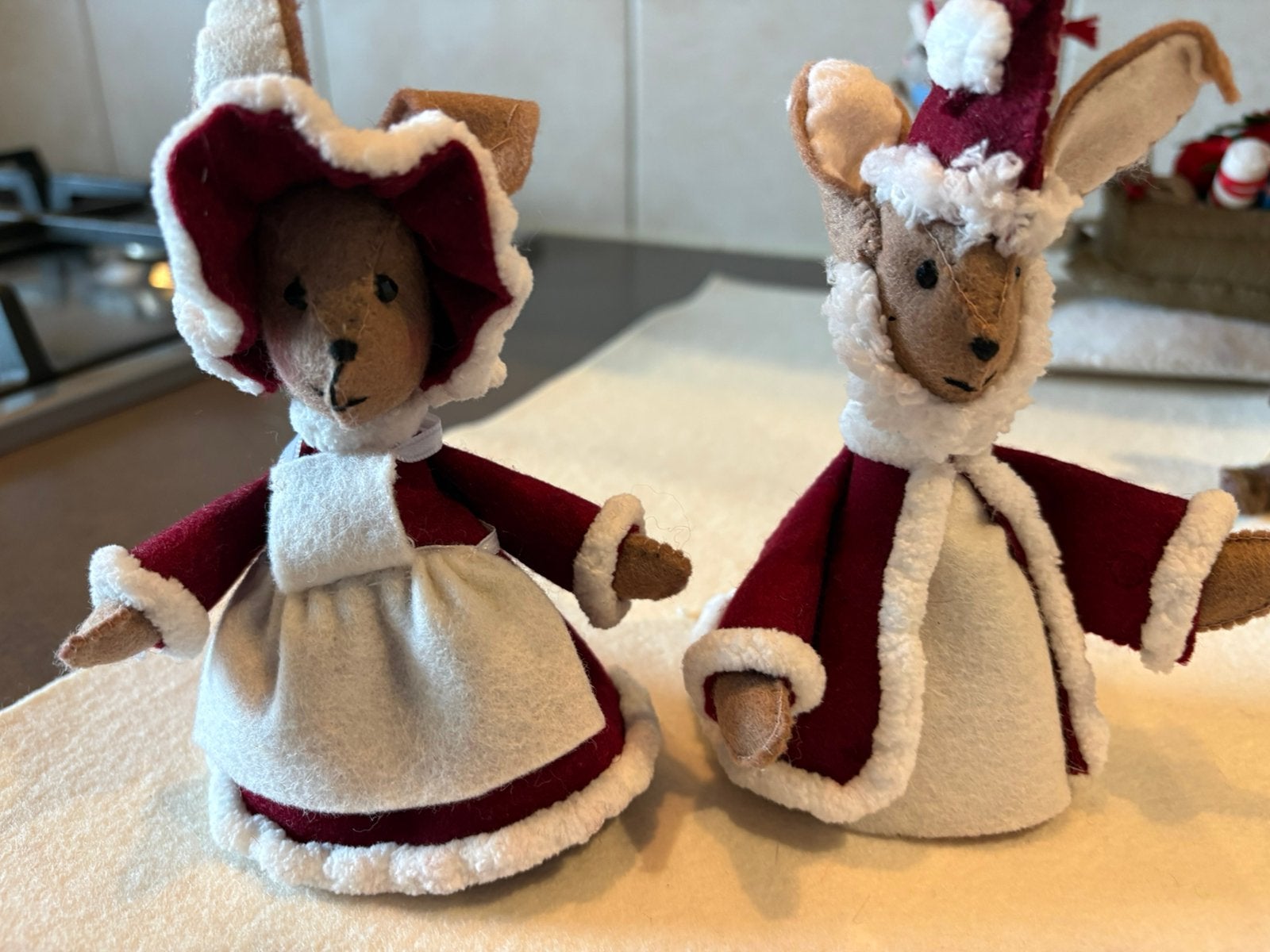 Kerst muizen echtpaar Beatrix Potter, Ophalen of Verzenden, Zo goed als nieuw
