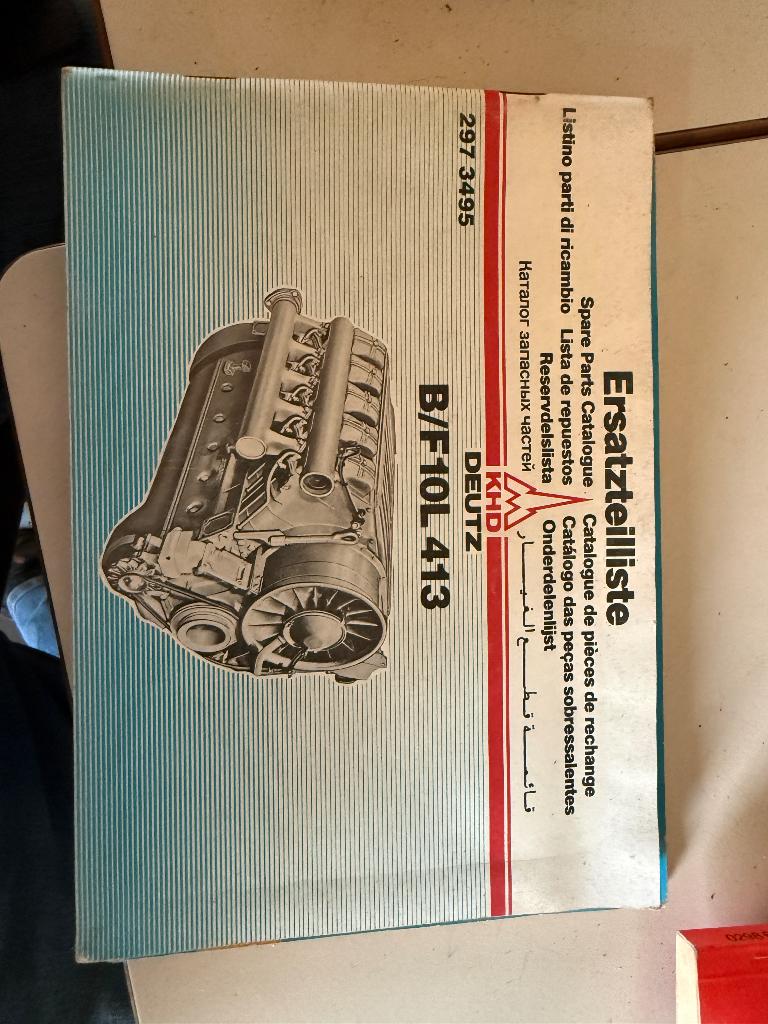 Onderdelen lijst deutz B/F10L413, Ophalen of Verzenden, Zo goed als nieuw, Catalogus