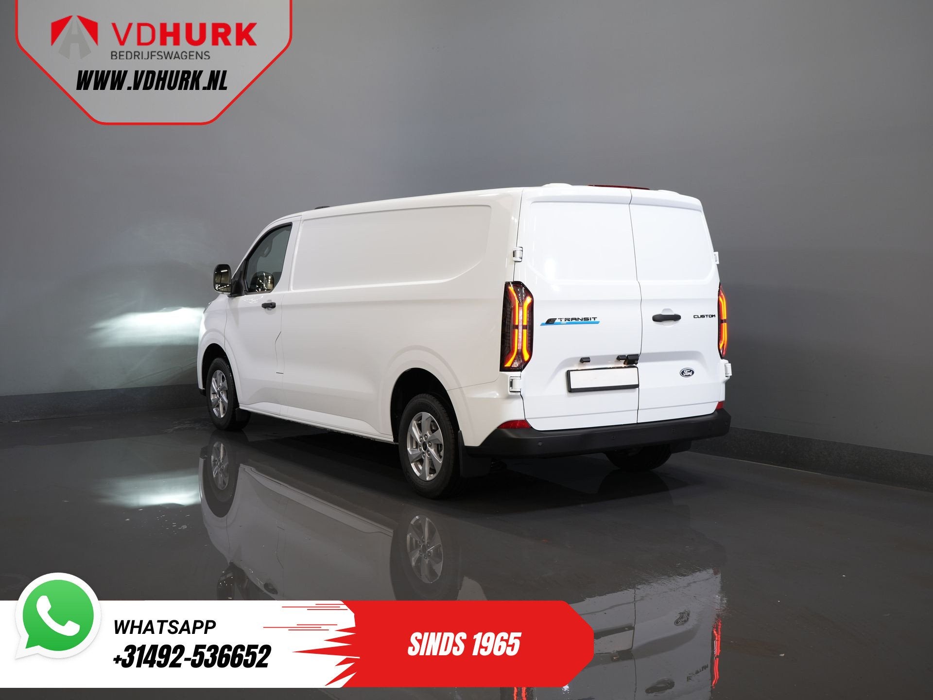 Ford E-Transit Custom L2 Trend 71 kWh 370 Km WLTP Garantie T, Auto's, Automaat, Gebruikt, 71 kWh, 370 km
